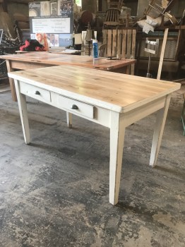 Classic reclaimed 1950s Cottage Table_1